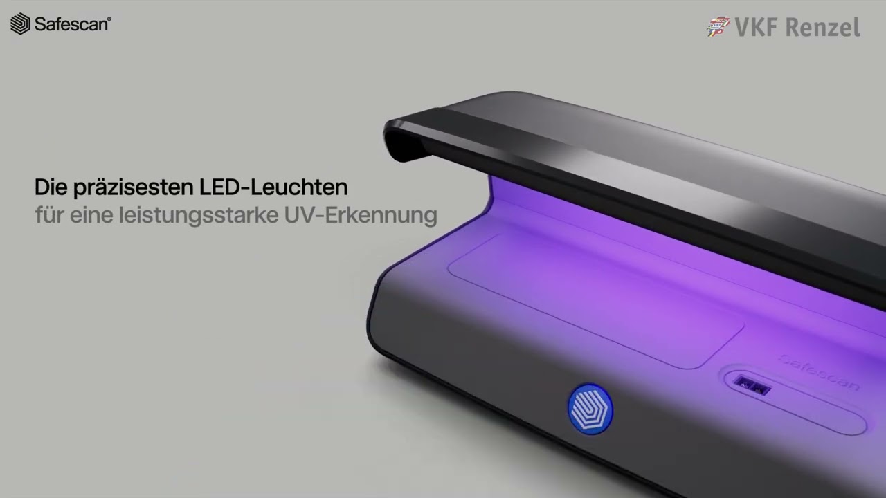 UV‑Geldscheinprüfer Safescan 55 LED – Fälschungen schnell erkennen!