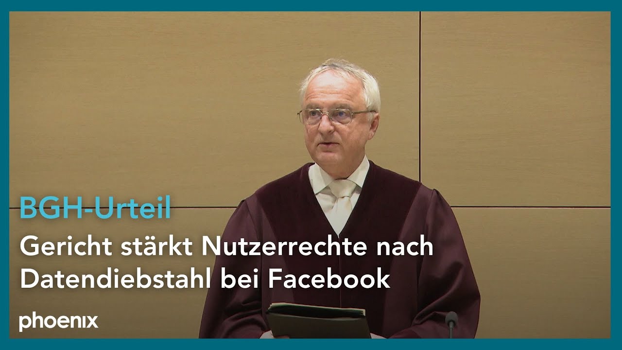 BGH-Urteil: Gericht stärkt Nutzerrechte nach Datendiebstahl bei Facebook | 18.11.2024