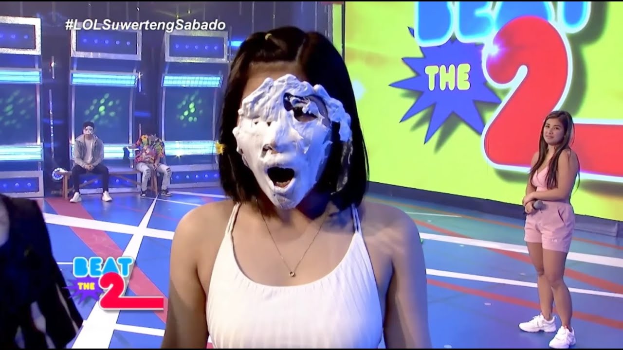 Cute Filipina girl Nika Brilliantes pied in the face compilation