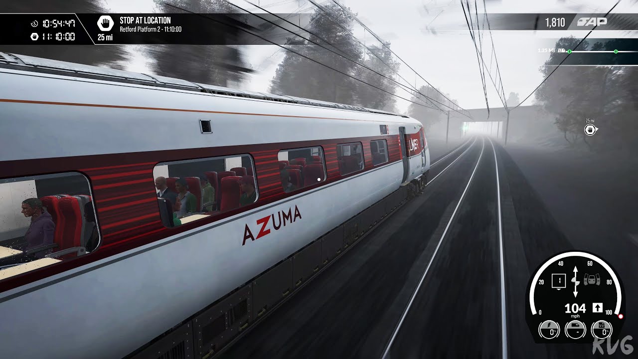 Train Sim World 4 - Rain Gameplay (PS5 UHD) [4K60FPS]