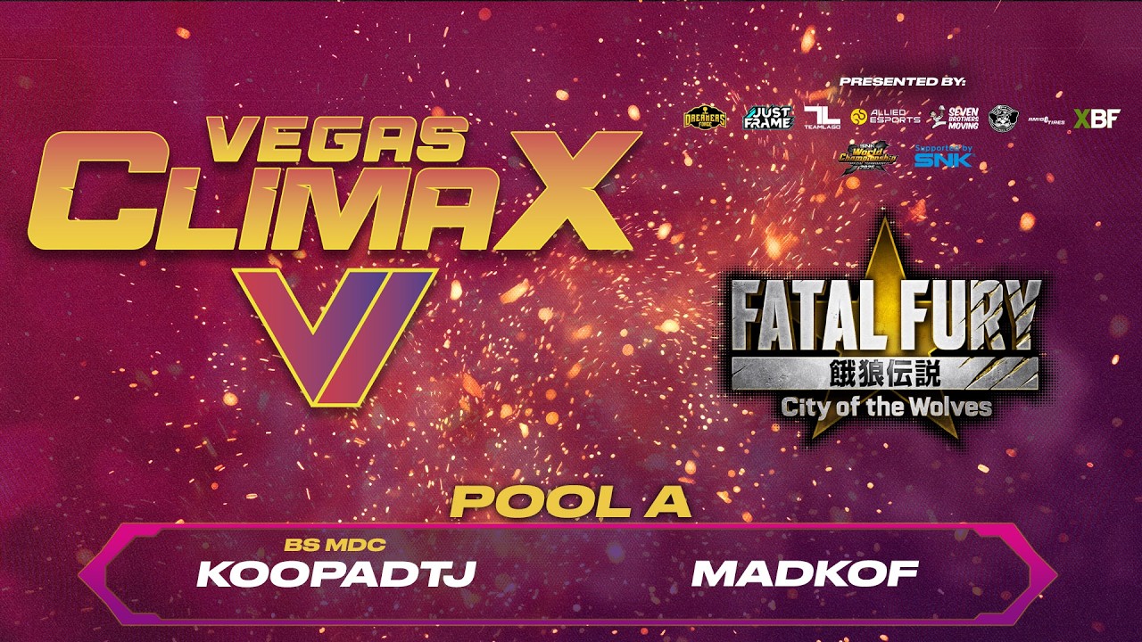 Vegas Climax VI - Fatal Fury: City of the Wolves - BS MDC | KoopaDTJ vs MadKOF - Pool A