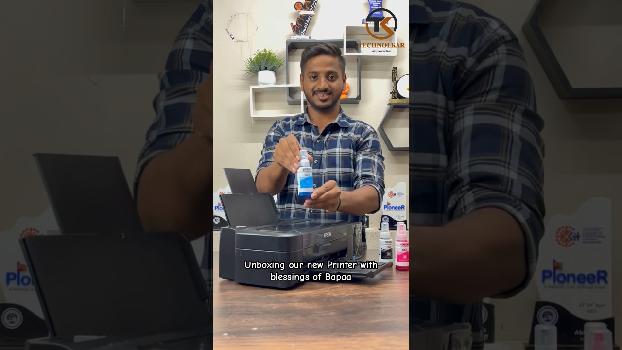 Unboxing Epson L130 printer