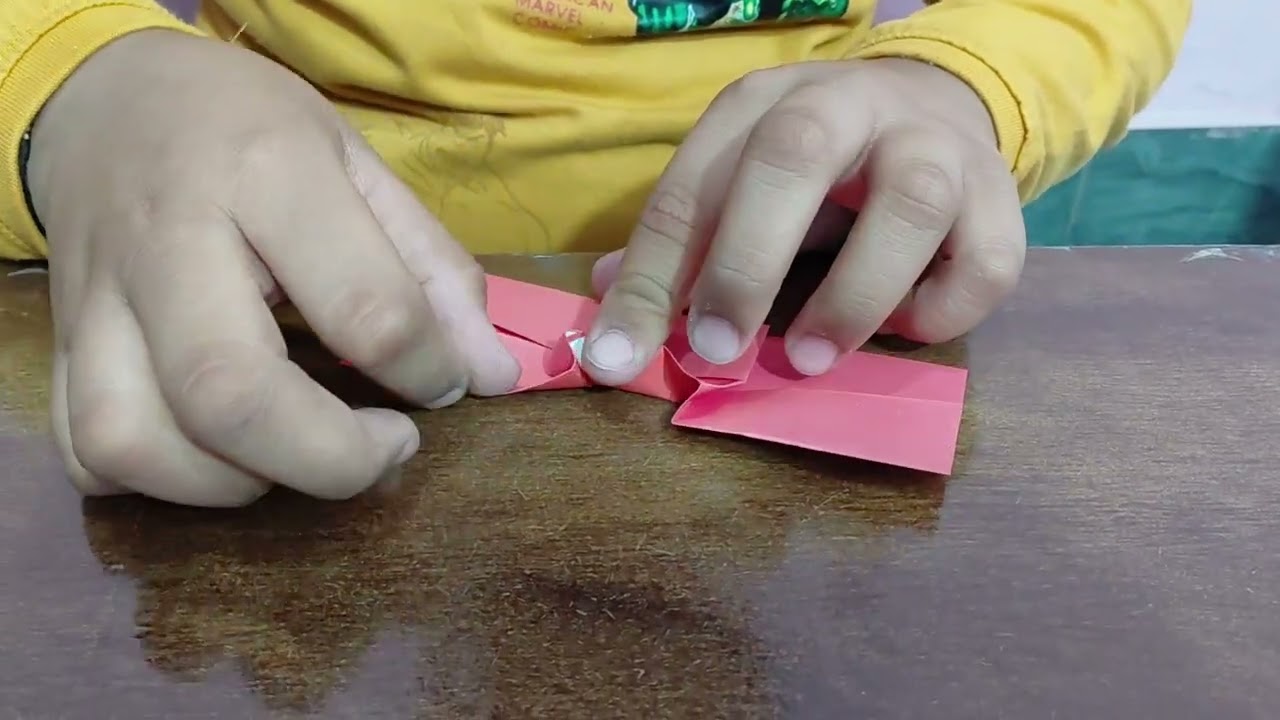 How to make a Bow 🙇‍♂️from origami paper 