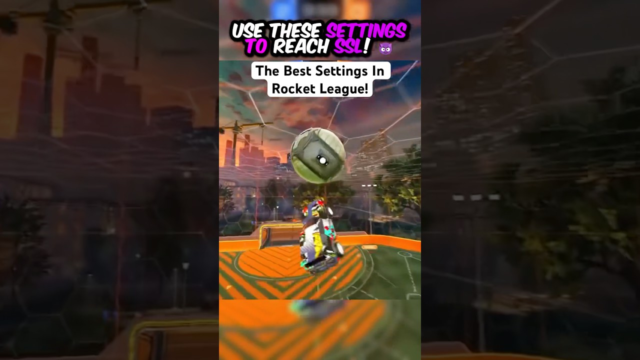 The BEST Settings In ROCKET LEAGUE! 😈🔥 #rocketleague #rl