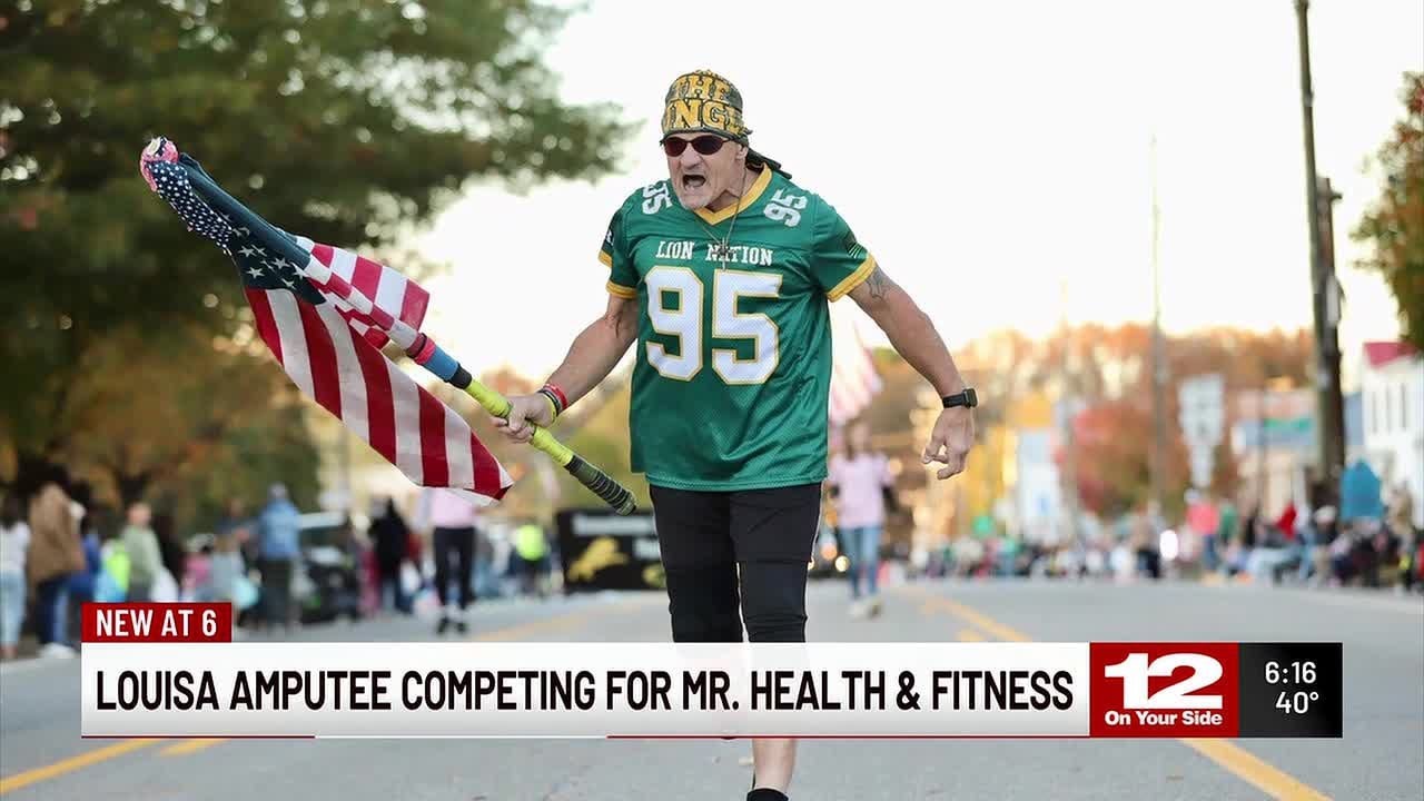 Louisa amputee competing for Mr. Health and Fitness