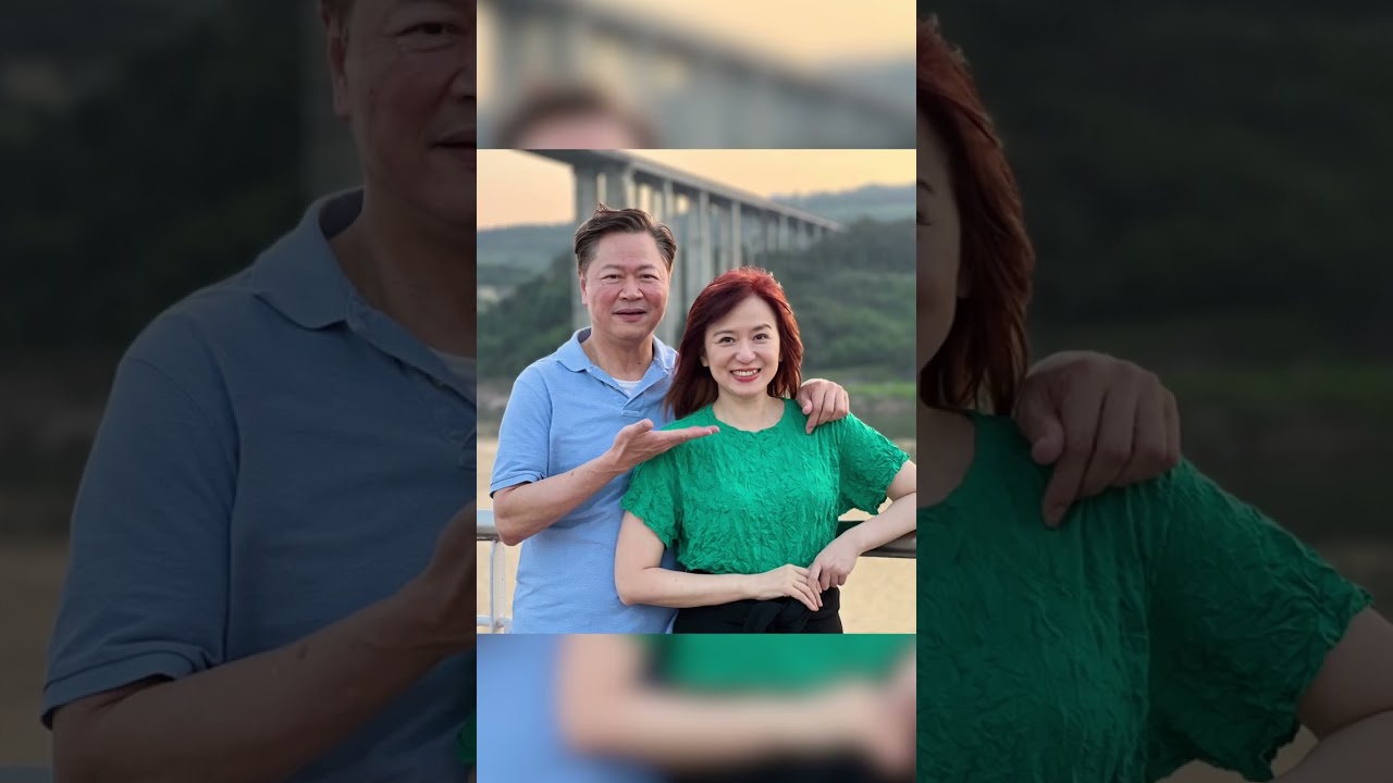 【兩岸】賴岳謙夫婦乘船遊覽壯美三峽