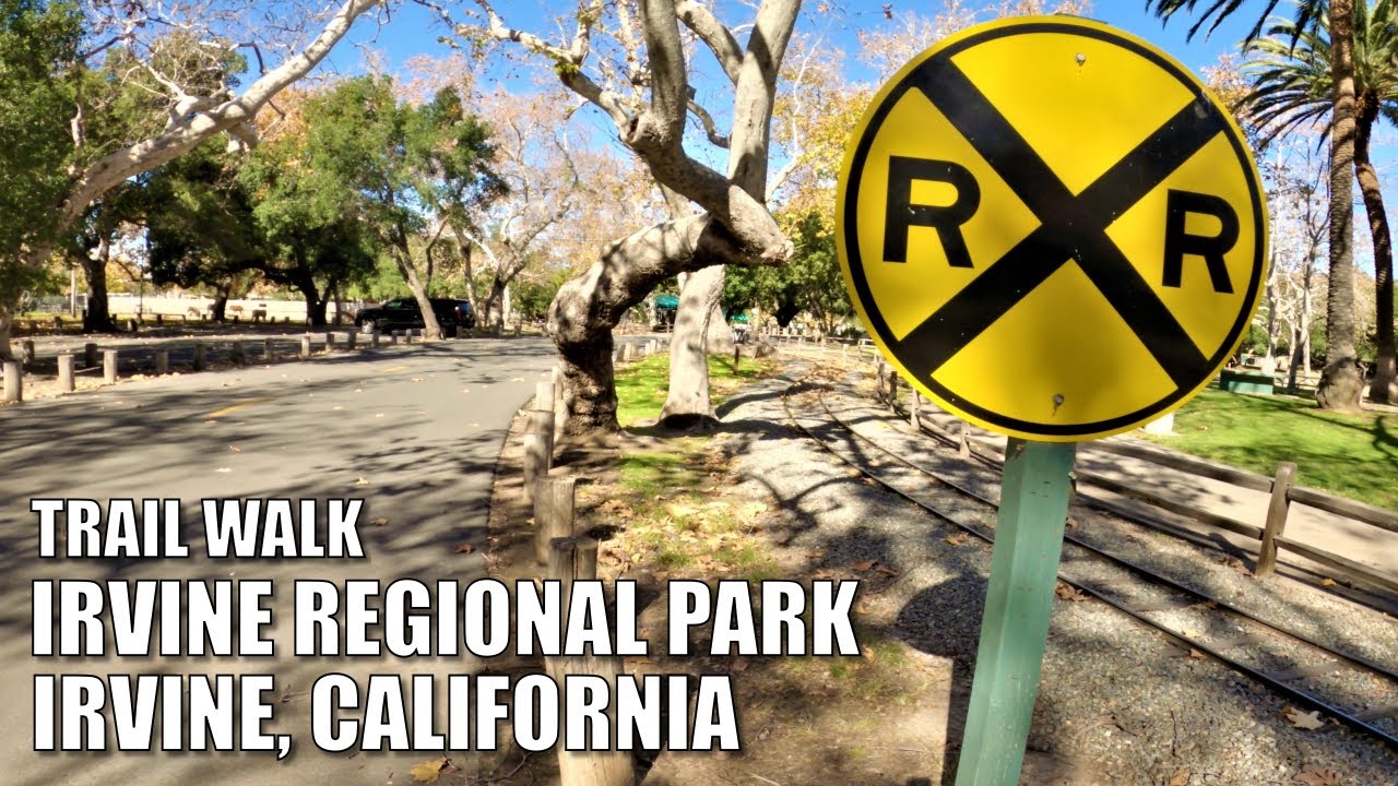 4K | Walking Irvine Regional Park - 4K