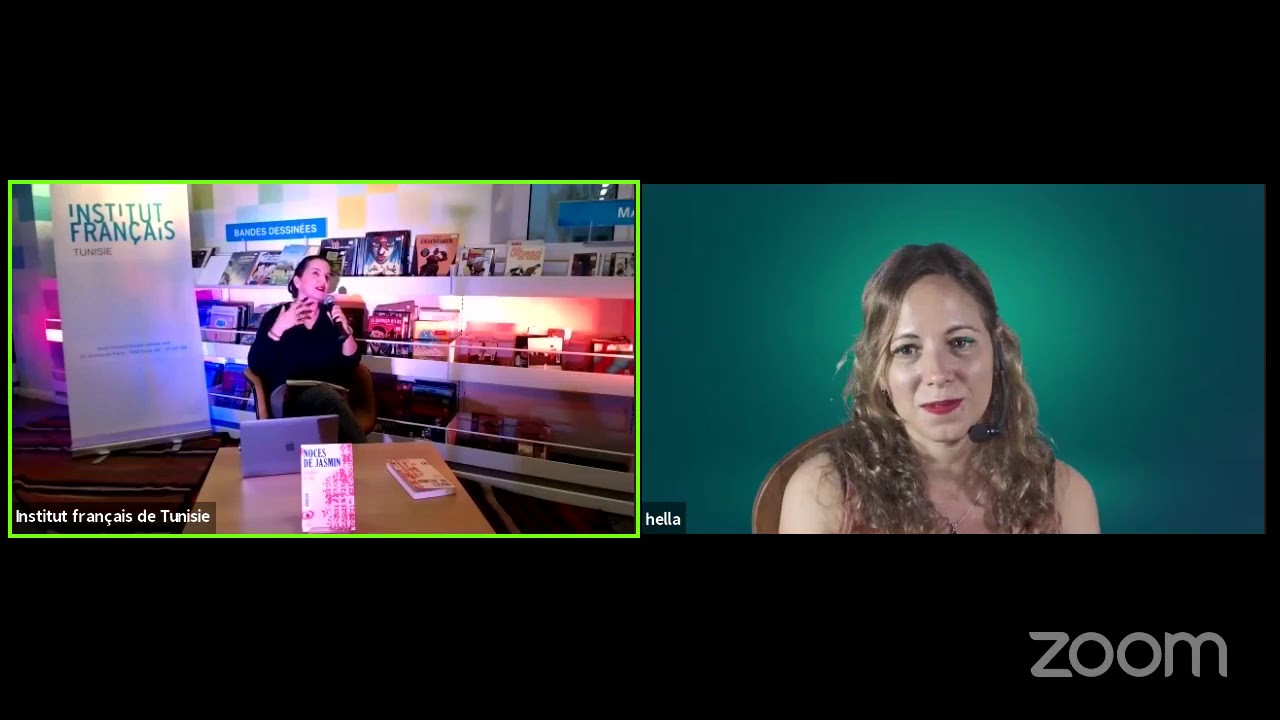 Rencontre avec Hella Feki autour de son roman Noces de jasmin