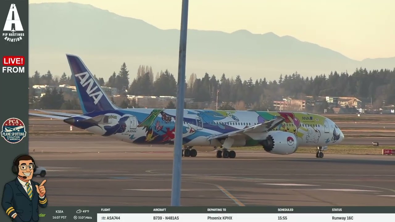 SEA TAC PLANESPOTTING TidBits:Airport Action From Seattle Tacoma International Airport