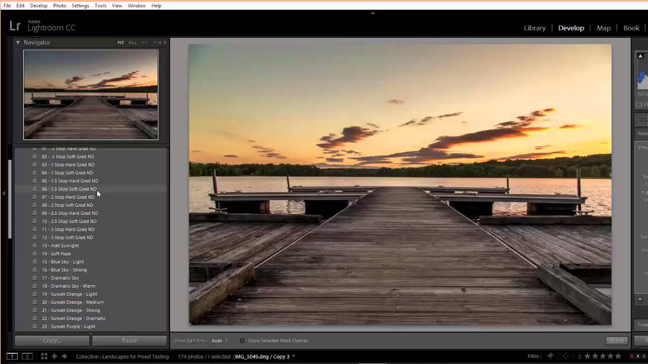 Introduction to the Graduated Filter Presets from the Landscape Legend Lightroom Presets