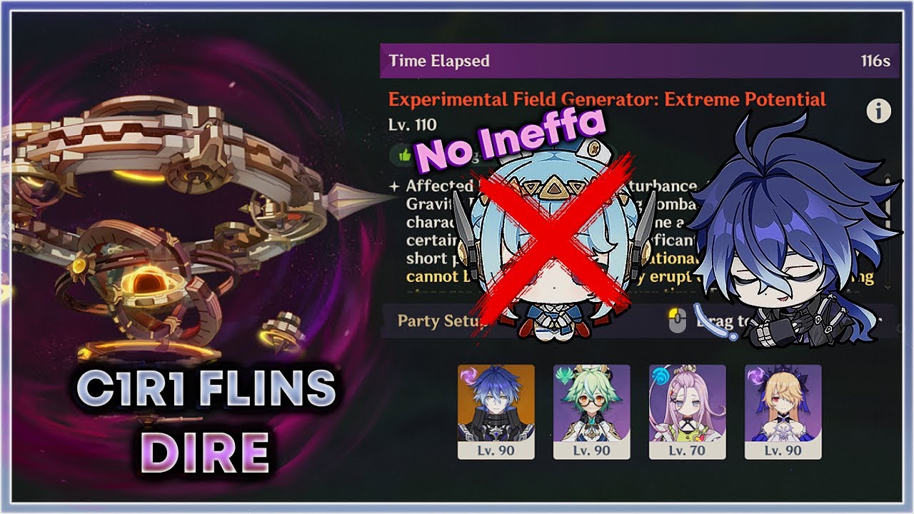 6.2 Stygian Onslaught Dire | C1R1 Flins Without Ineffa Clears 23M HP Boss [3 Cost]