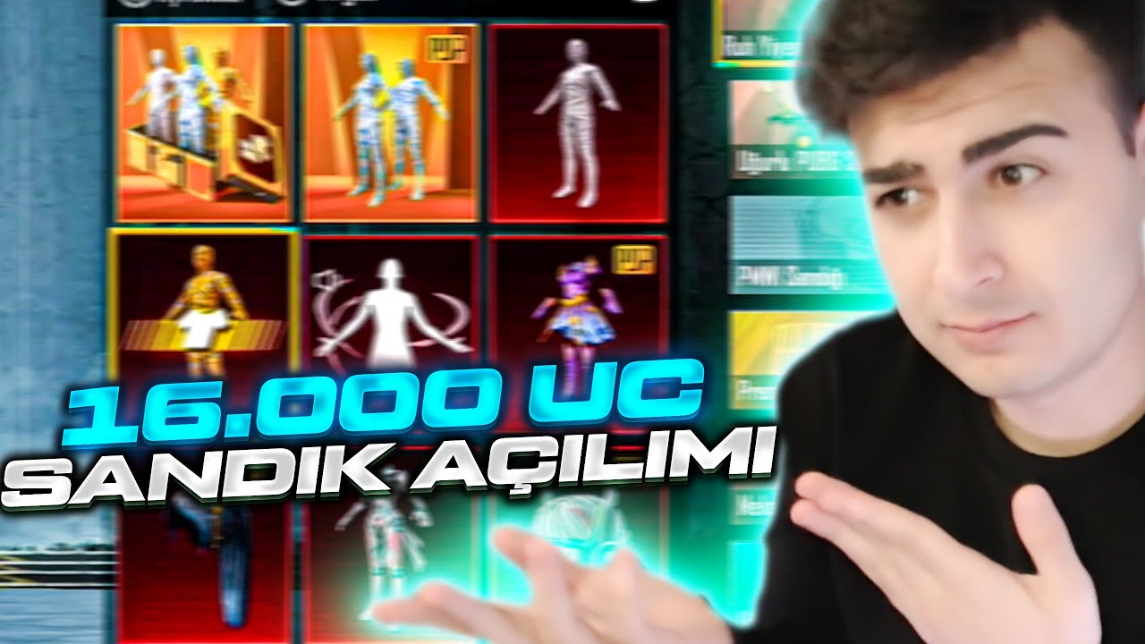 16.000 UC HARCADIM! 3 MUMYA'DAN BİRİ ÇIKAR MI ? PUBG MOBİLE SANDIK AÇILIMI