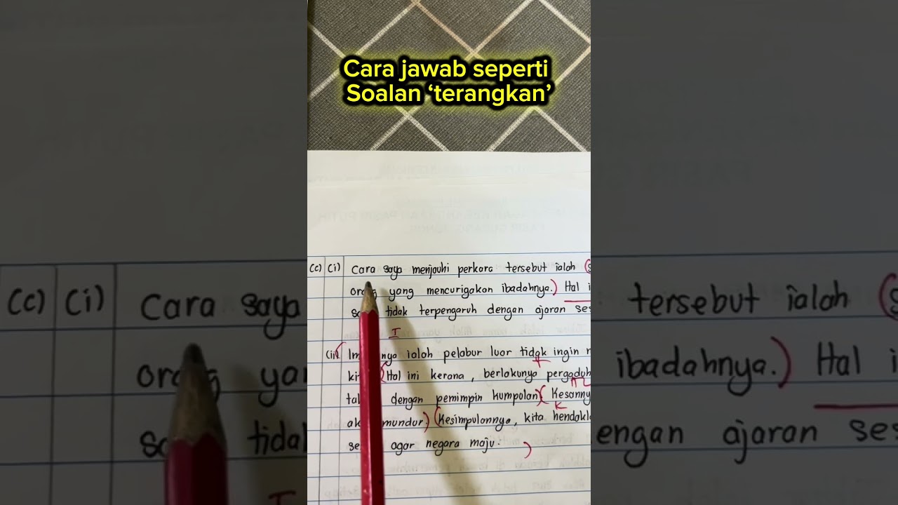Cara jawab KBAT Pendidikan Islam 6 markah (pecahan 2 markah) #spm  #kbatpendidikanislam