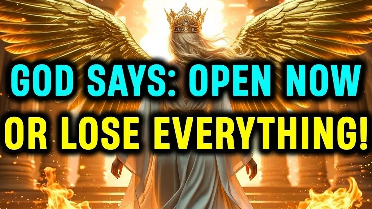 Chosen Ones: God Says: Open Now Or You Lose Everything!