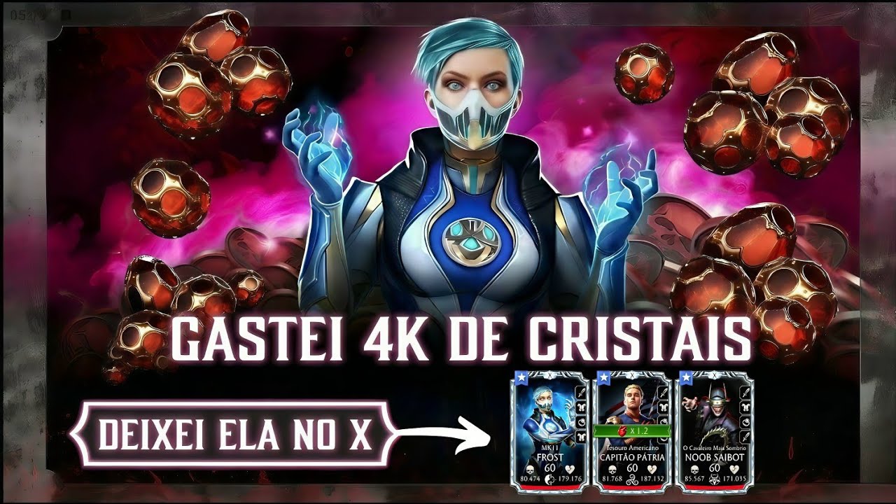 COMPREI TUDO O PACK DA FROST MK11 - olha que insano ficou ela no X - MK MOBILE 