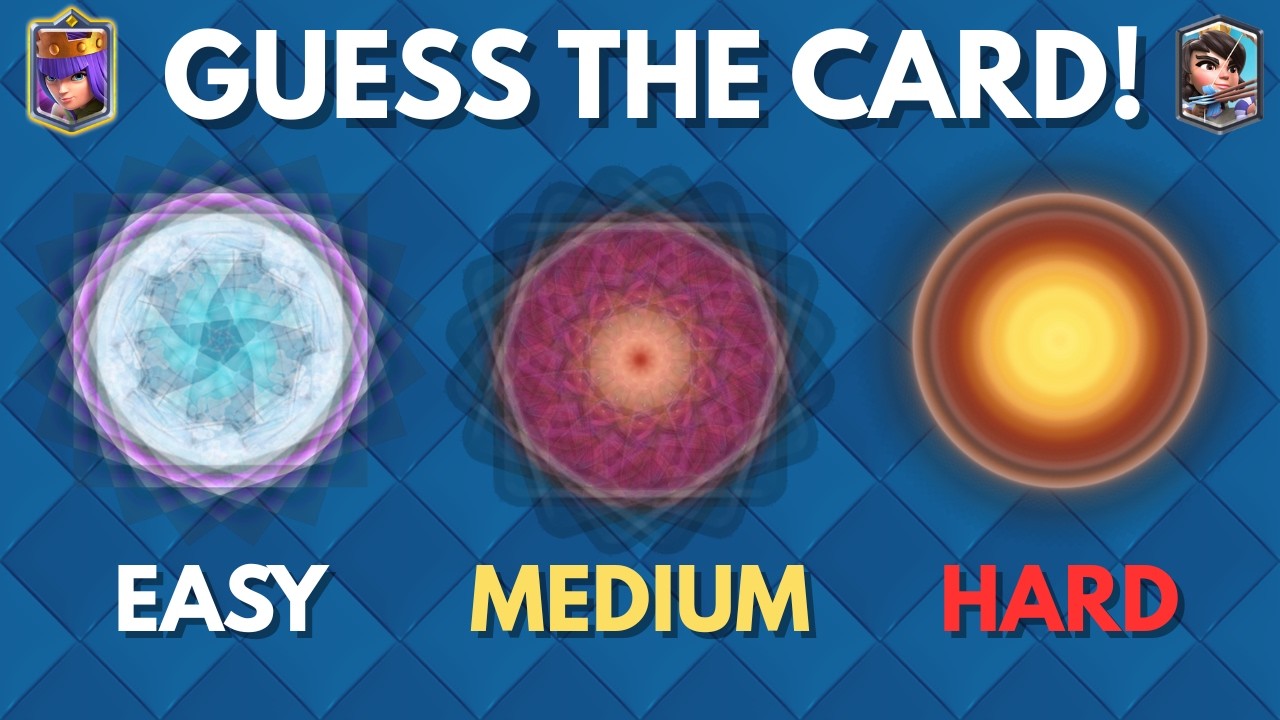 Clash Royale Card Quiz (Easy &rarr; Hard) | Can You Guess All 60?