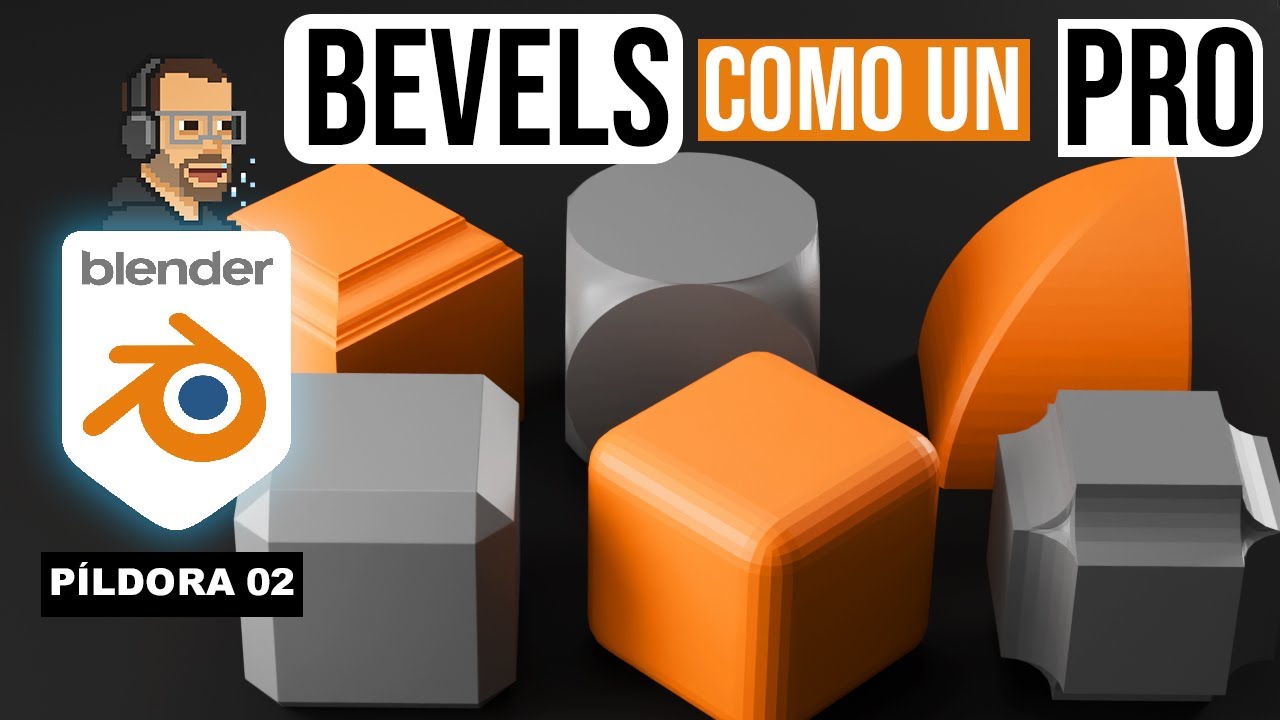 8 Atajos de BEVEL en Blender para modelar como un PRO (Guía de Biselado) #blenderespañol #b3d