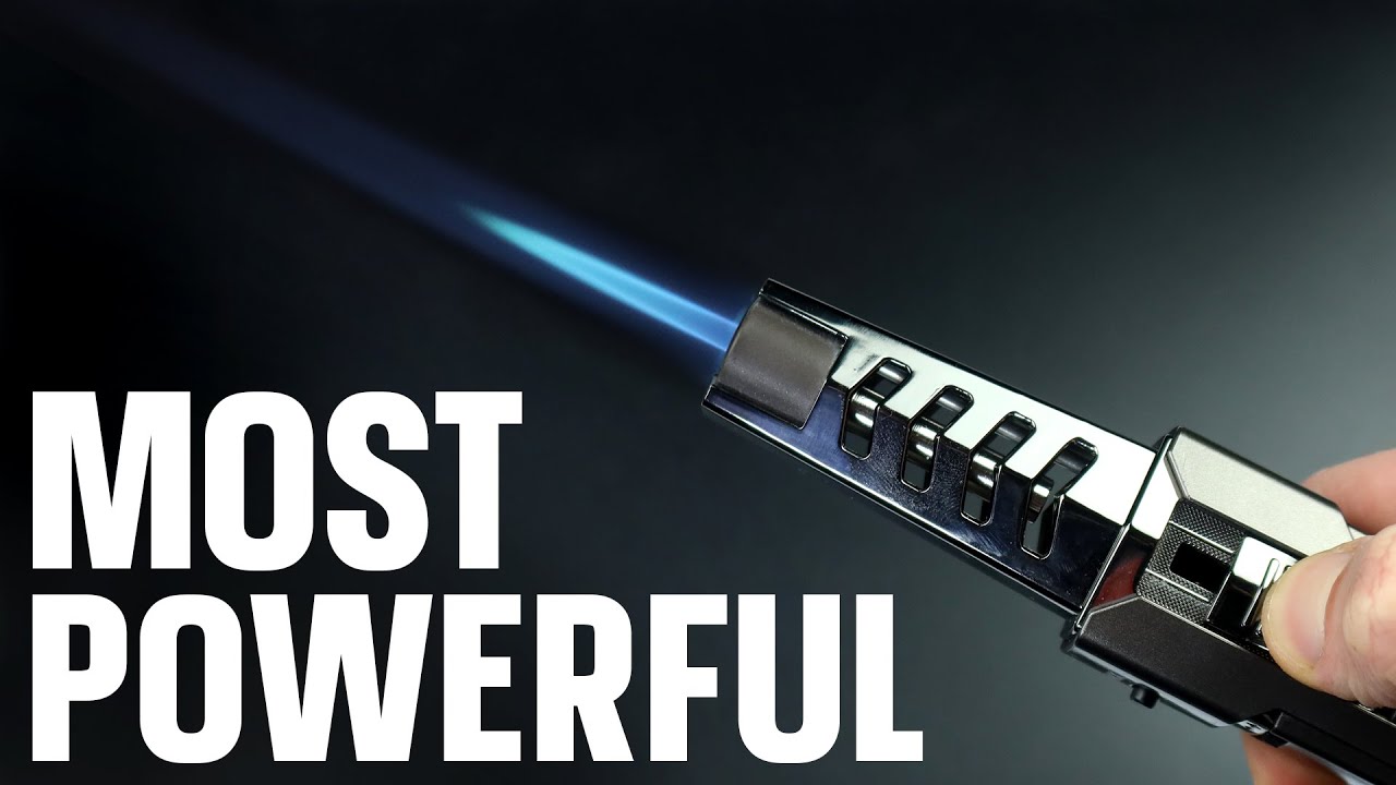 Most Powerful Torch Lighter Test + Refill