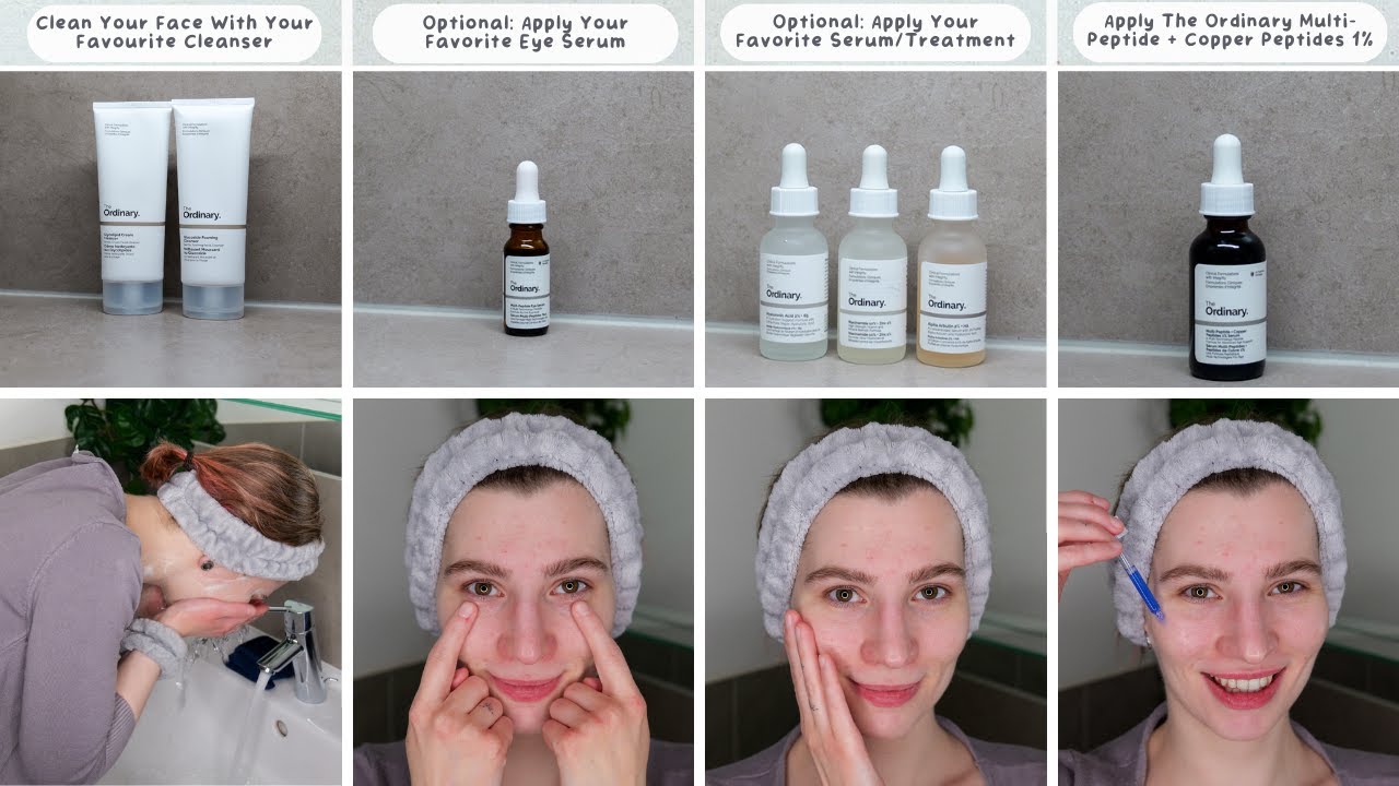 Как использовать The Ordinary Multi-Peptide + Copper Peptides 1%