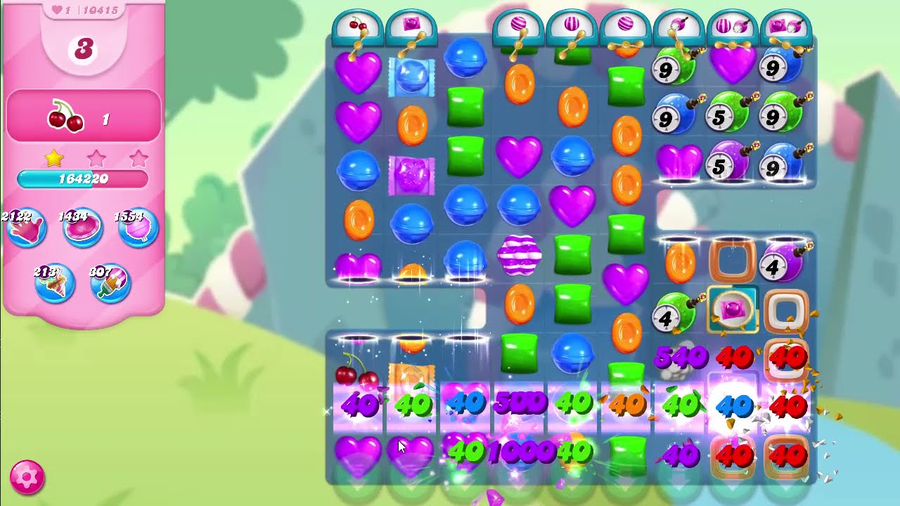 Candy Crush Saga Level 10415 NO BOOSTERS