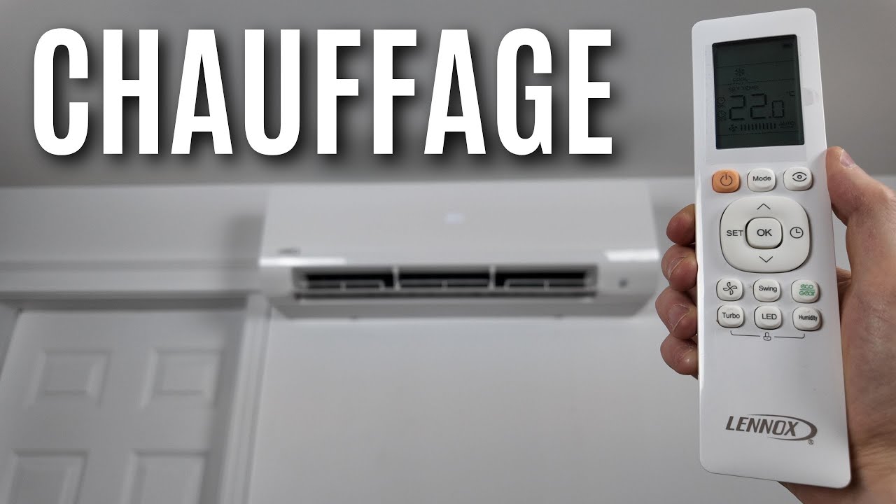 Comment utiliser le mode chauffage sur un climatiseur mural Lennox