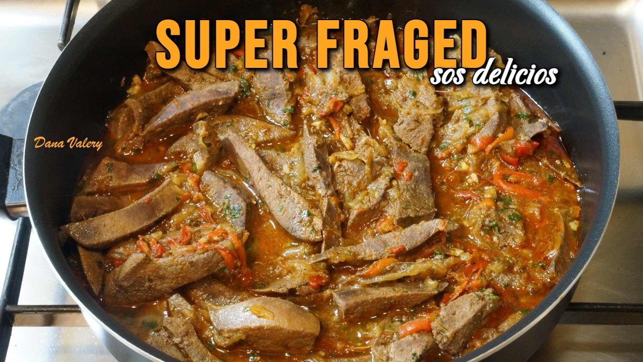 Tocanita de ficat de porc cu ceapa si ardei | Retete culinare cu Dana Valery