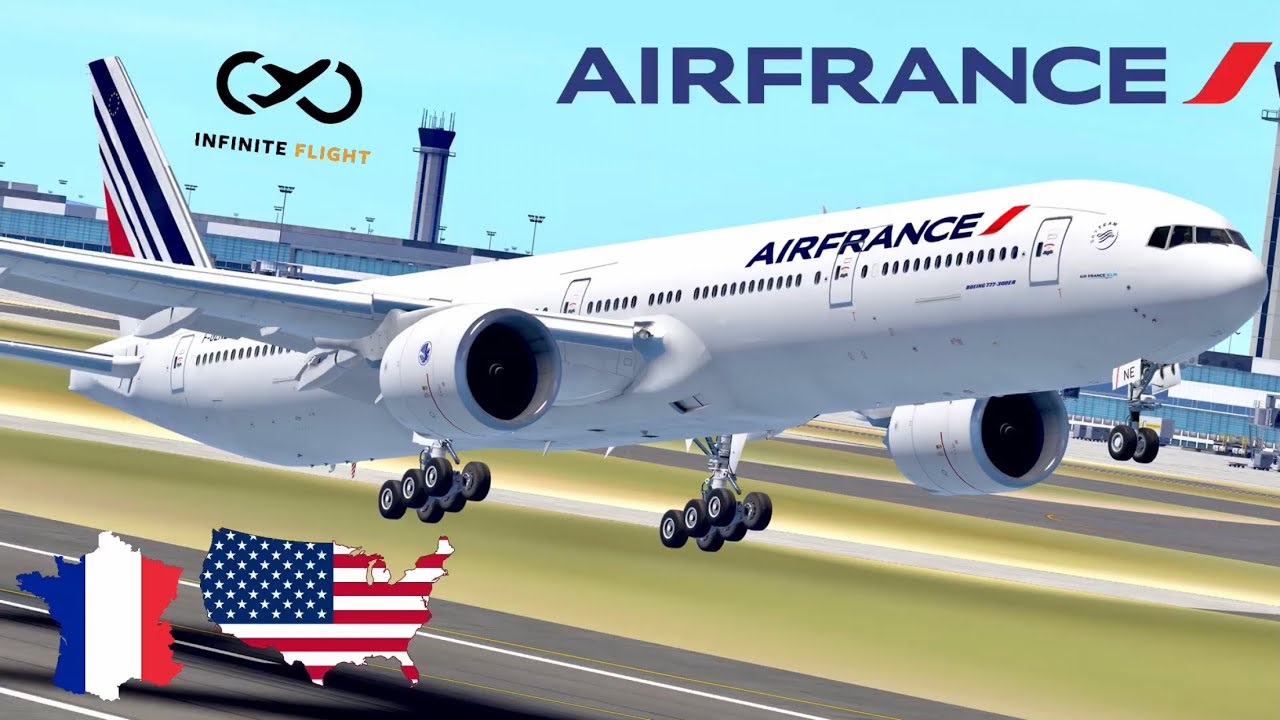 Infinite Flight: Paris (CDG) to San Francisco (SFO) | Air France | Boeing 777-300ER