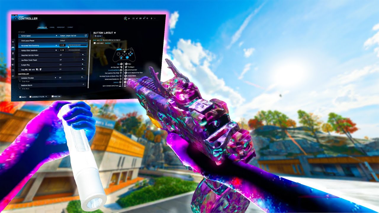 Smooth Slow Sensitivity Movement Settings On Warzone 😍