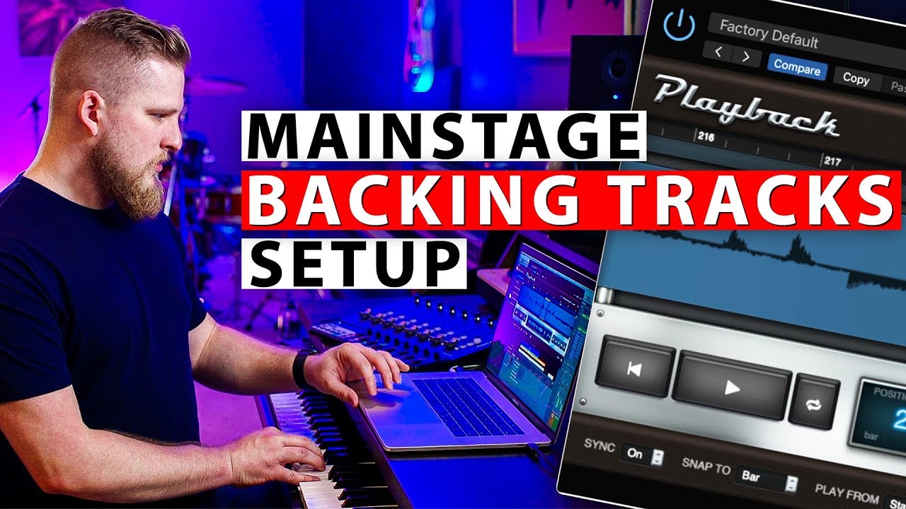Как настроить простые минусовки в MainStage 3 с помощью плагина воспроизведения
