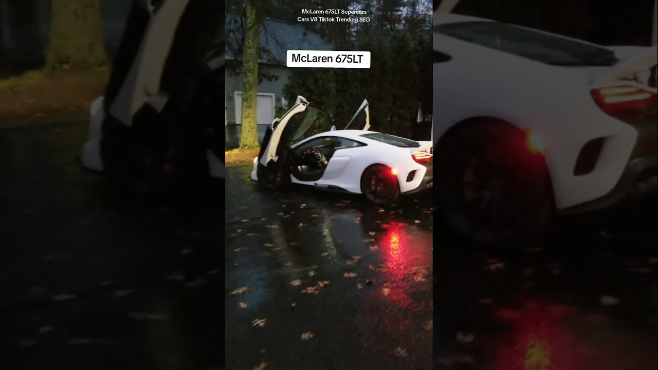 Instant Classic #mclaren #675lt #Supercars #cars #automobile #youtube #rain #photography