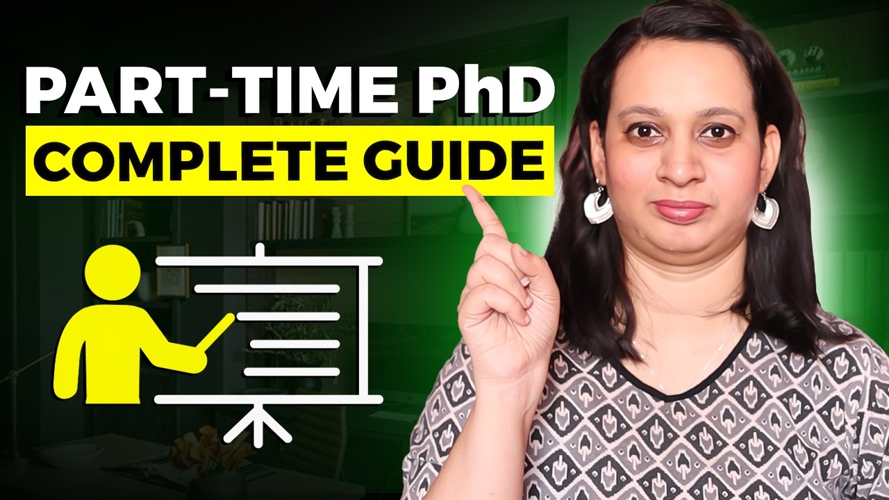 Part-Time PhD ➡️ What Working Professionals Are Never Told 🎓
