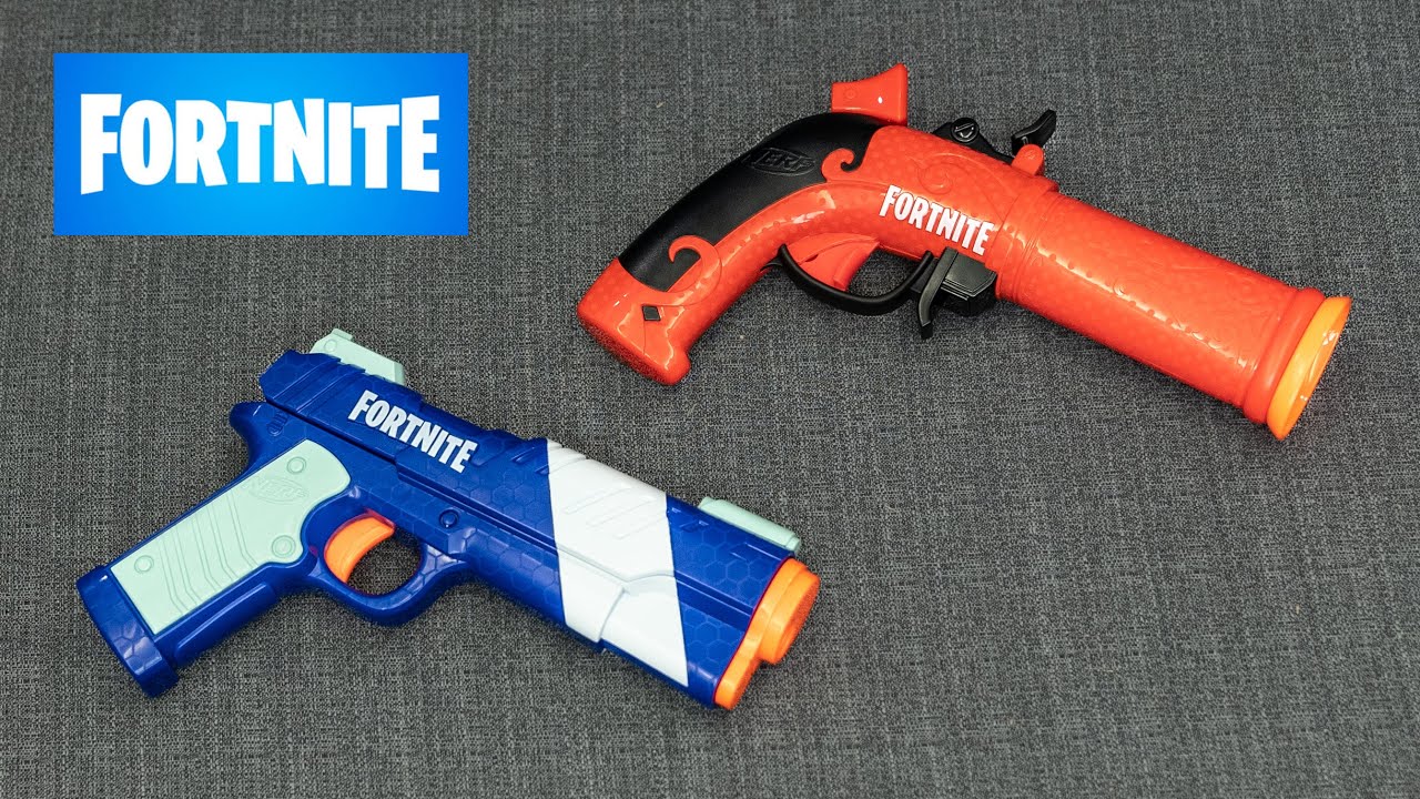 Двойной набор Nerf Fortnite | 1911 и кремнёвый замок | ЭЙ, ЗАГЛЯНИТЕ НА ЭТО!