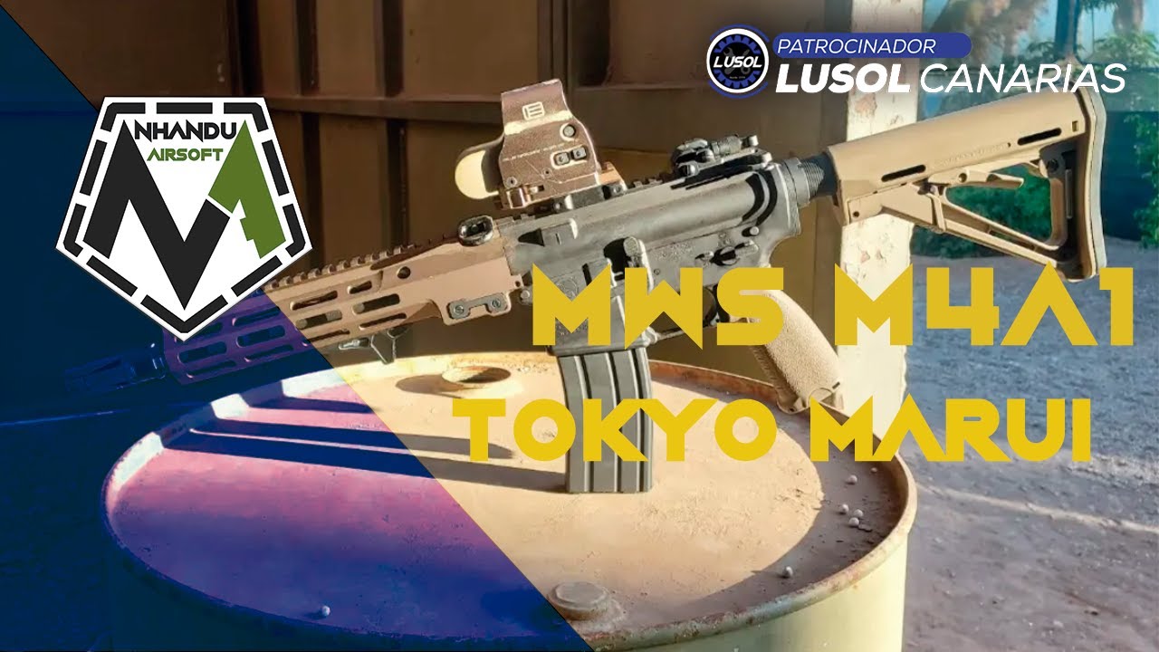 NUESTRA PRIMERA PARTIDA CON LA MWS GBBR I TOKYO MARUI