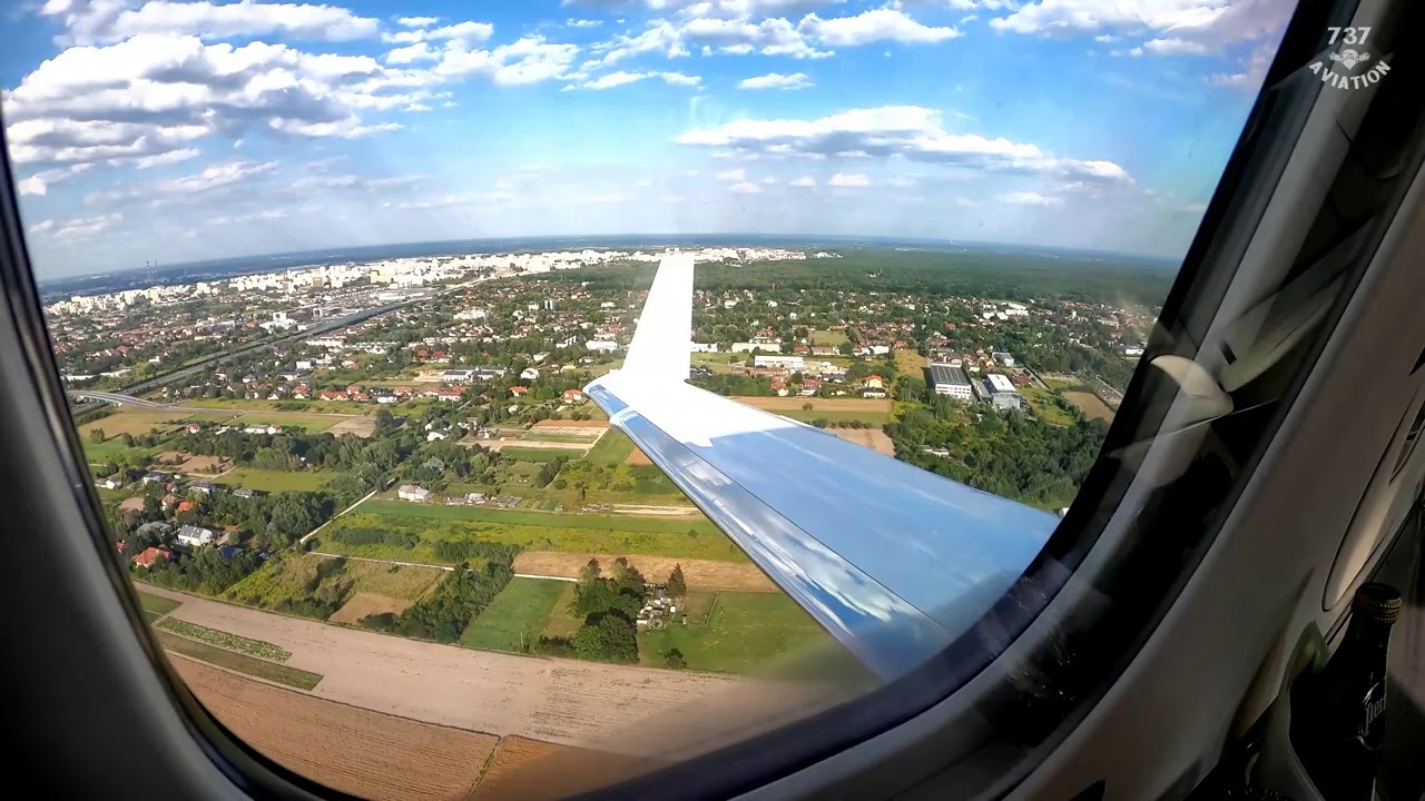 4K - Honda Jet landing in Warsaw recorded at 60FPS
