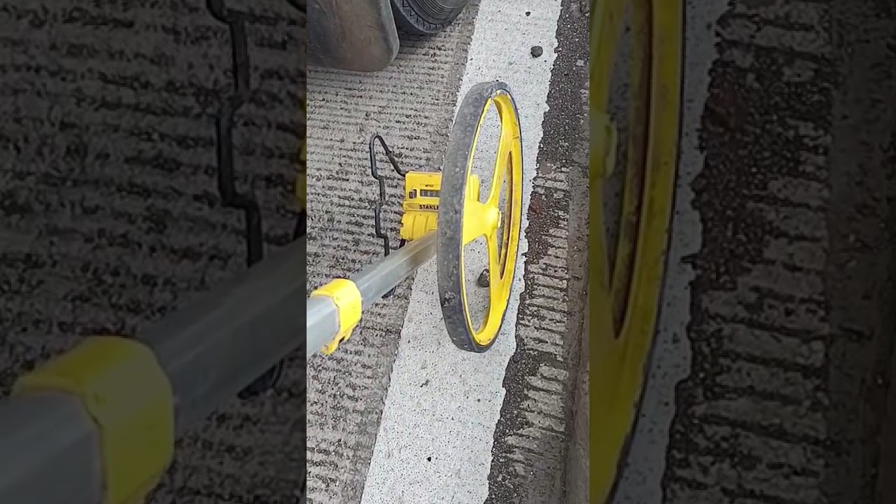 measurement of thermoplast (road marking)