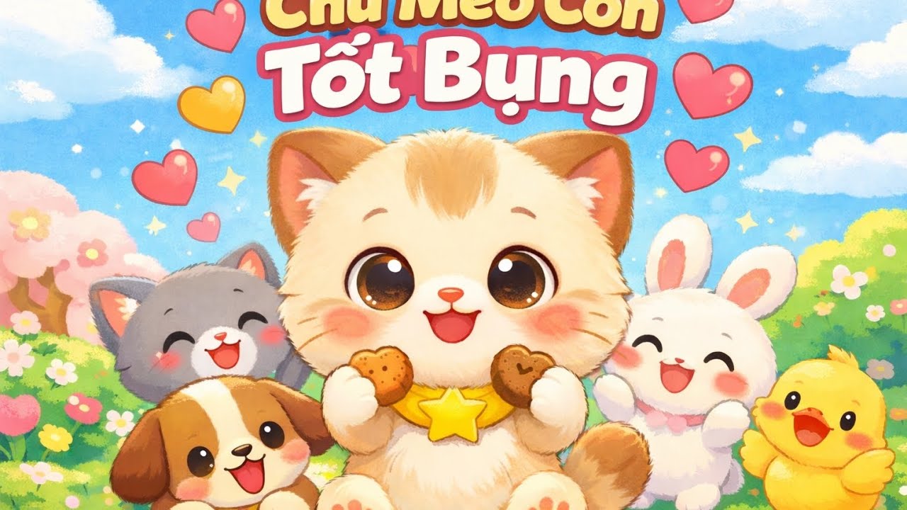 Chú Mèo Con Tốt Bụng 🐱💛 | Truyện Kể Cho Bé Trước Khi Ngủ | Hấu TV