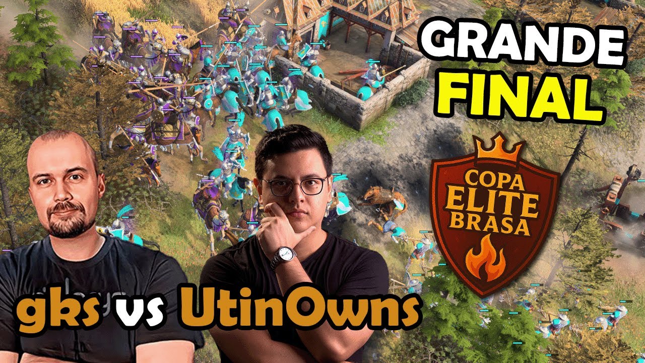 GRANDE FINAL CAMPEONATO BRASILEIRO de Age of Empires 4 | gks vs UtinOwns - Copa Elite Brasa #01