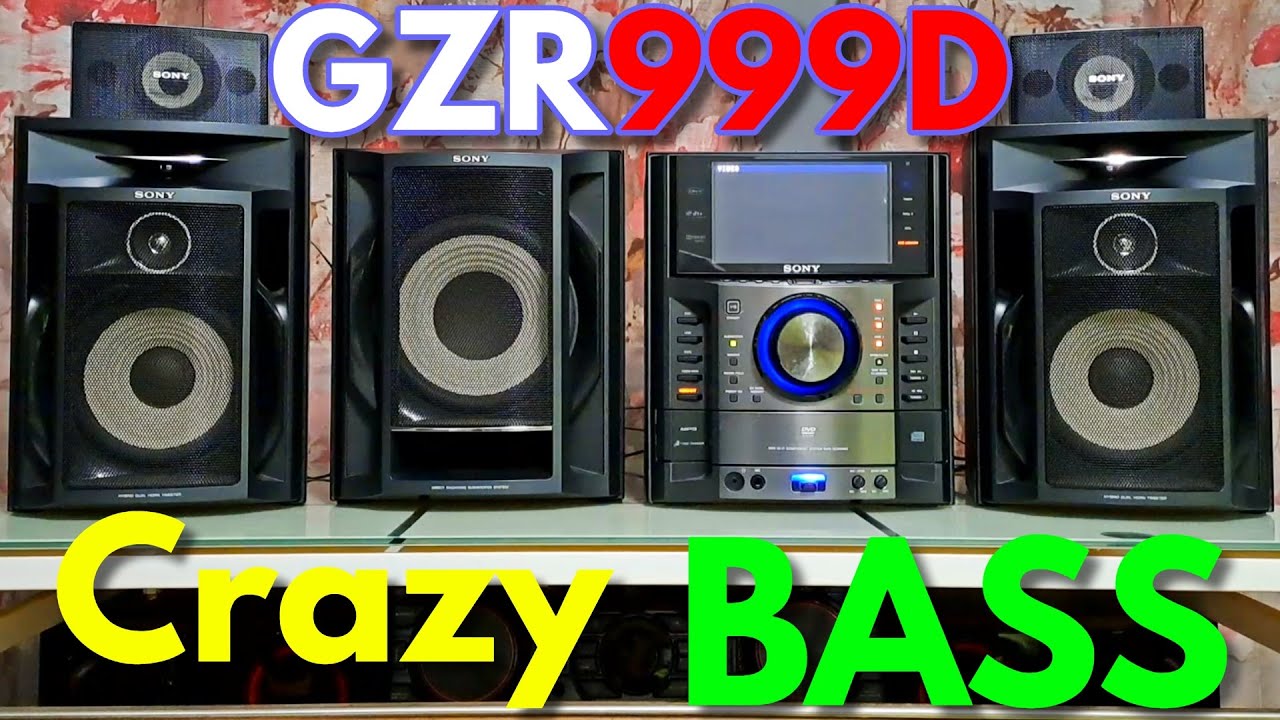 😨SONY MHC GZR999D The REAL Bass KING 🎶 OLD SCHOOL HIFI Systems