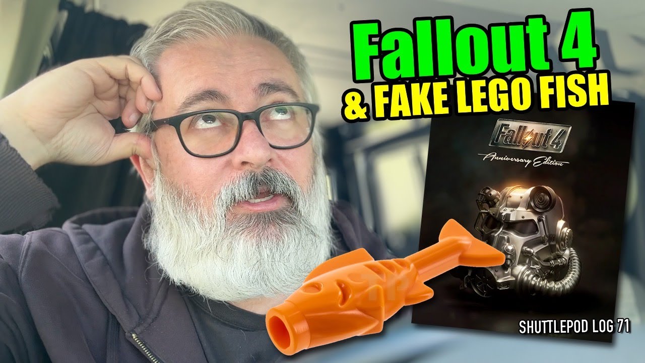 Поддельные рыбки LEGO, игры для ПК и годовщина Fallout 4 — Shuttlepod Blunty Vlog 71