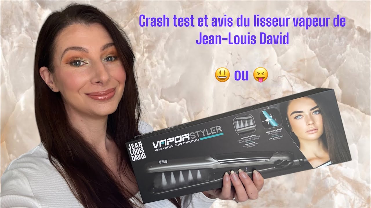 Crash test et avis du lisseur vapeur vapor styler Jean-Louis David