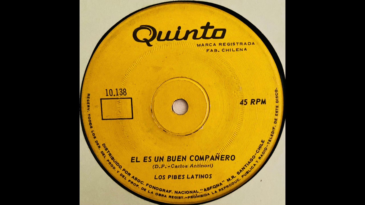 El Es Un Buen Compañero Los Pibes Latinos - Vinilo