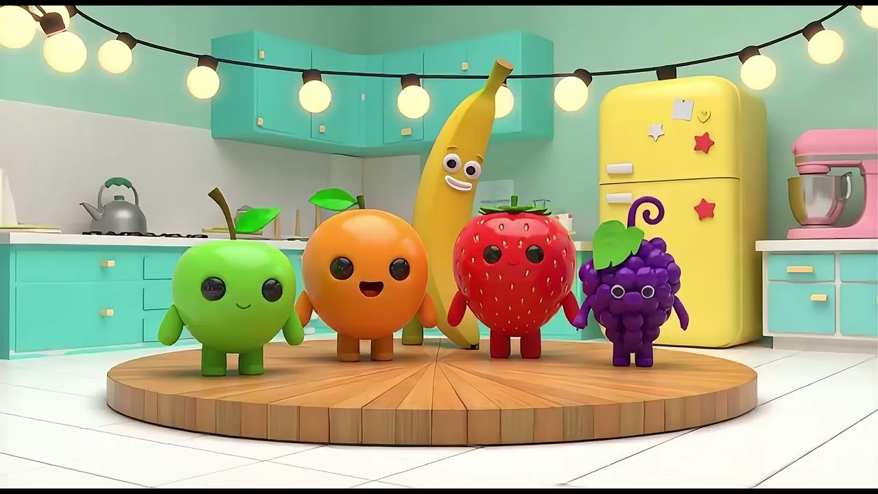 Dancing Fruits Party 🍓🍌🍊 | Strawberry’s Big Dance Show | Fun Kids Cartoon Animation