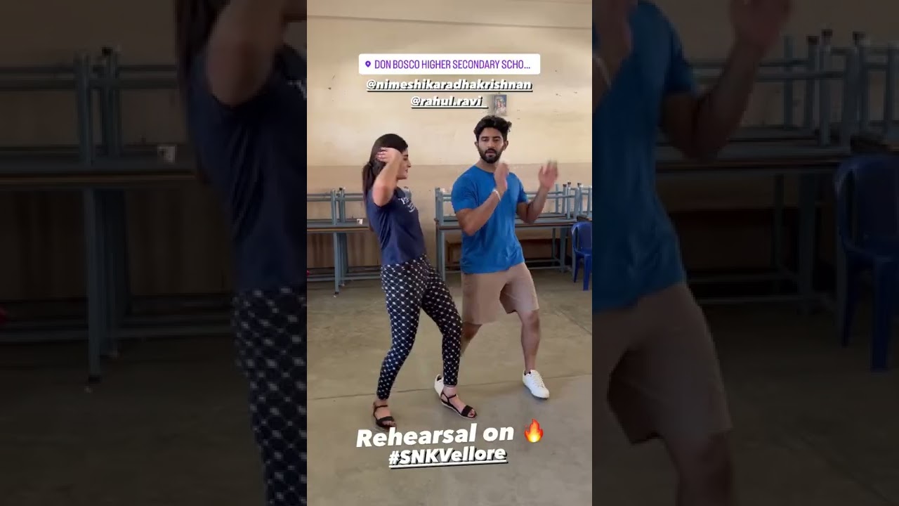 kannana kanne serial yuva meera new dance tik tok snk rehearsal dance 