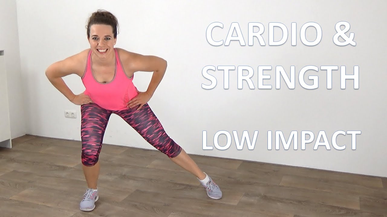 40 Minute Workout – Low Impact Full Body Cardio & Strength Workout – No Equipment