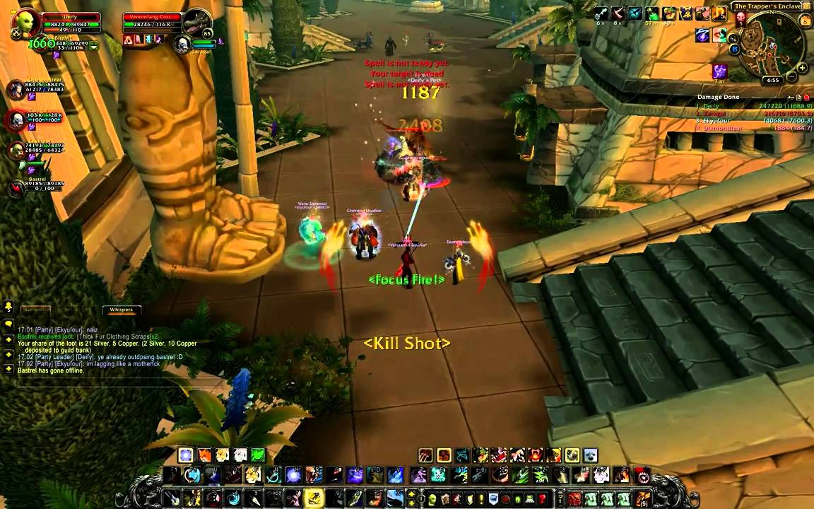 Lost City of the Tol'vir Heroic Hunter PoV 1/2 by Ensidia Deify (Cataclysm Beta)