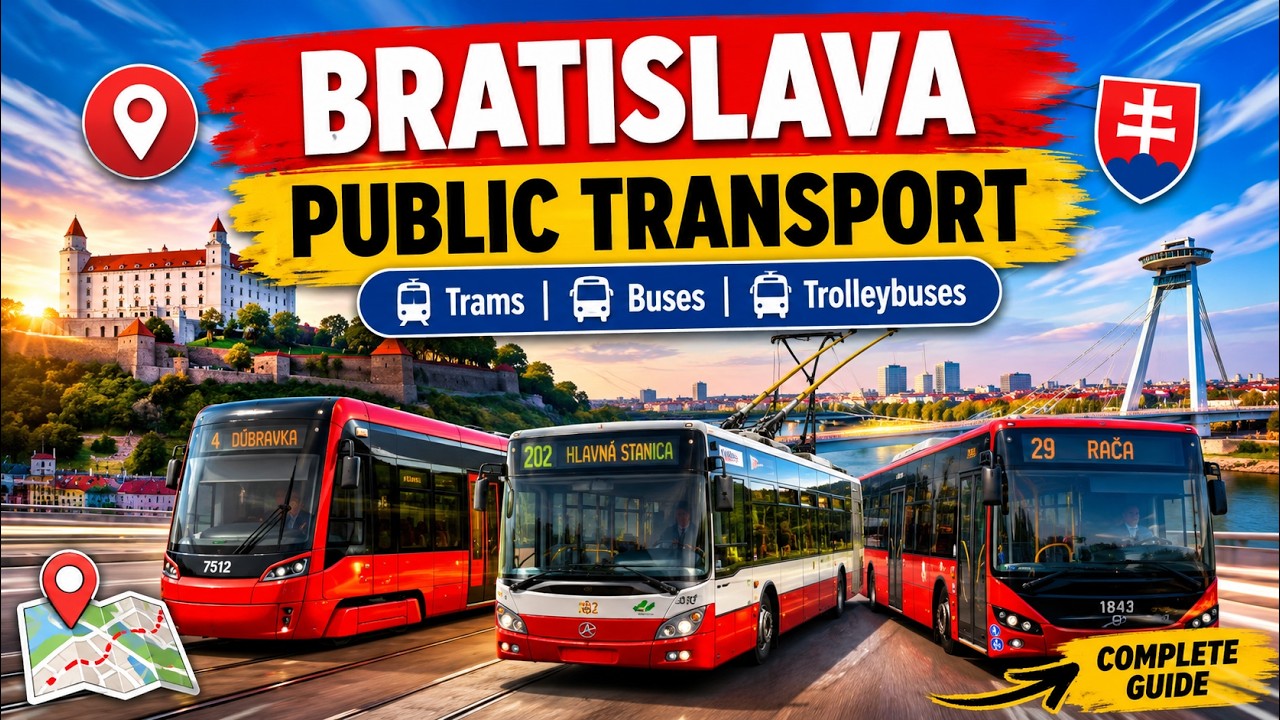 Public Transport in Bratislava: Buses, Trams & Trolleybuses Guide 2025