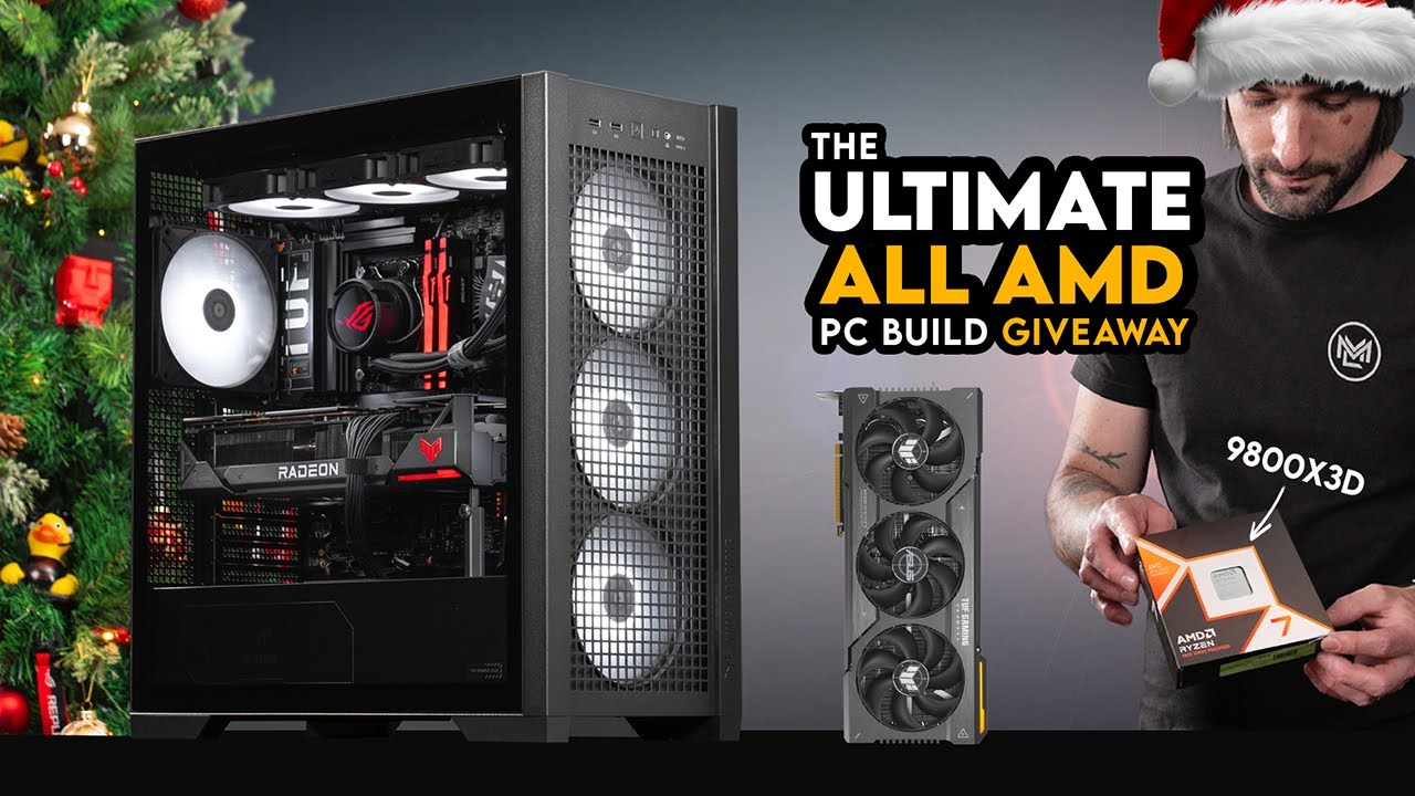 I Built a Dream 4K PC... To Give Away! | All AMD 9800X3D Gaming PC Build