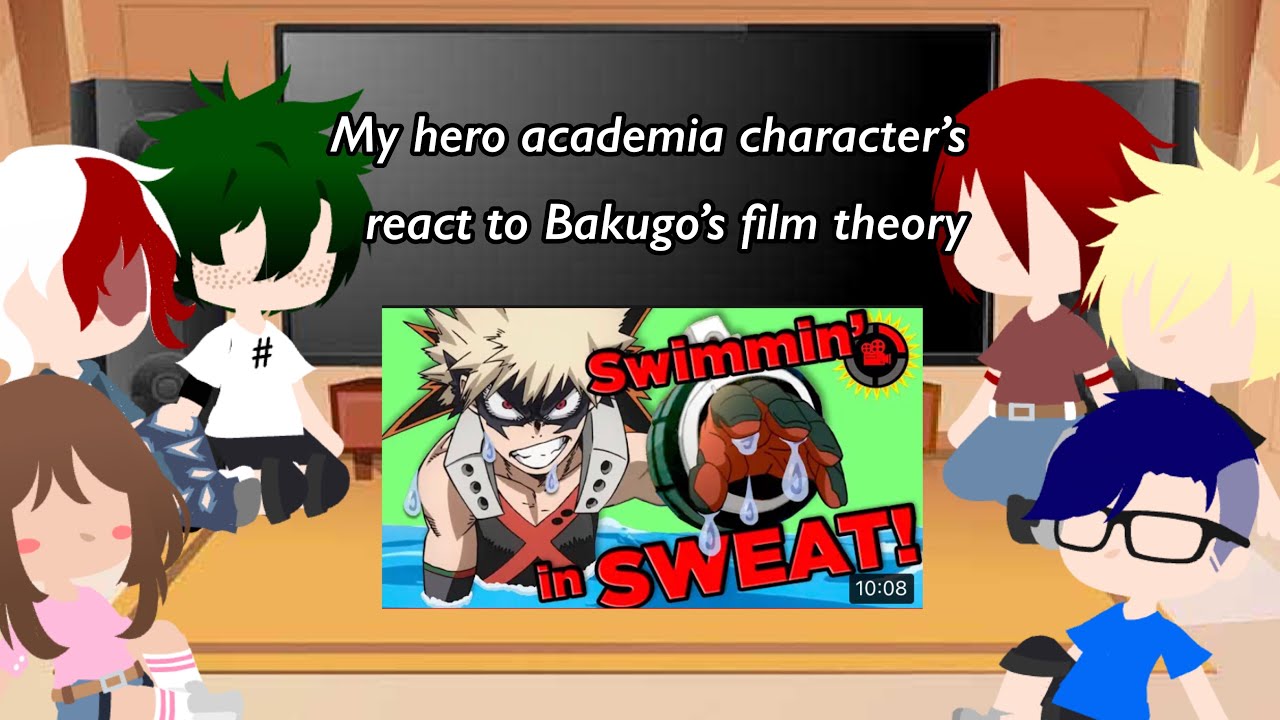 Mha characters react to film theory //sorry forgot some screenshots// Little tododeku and kiri baku
