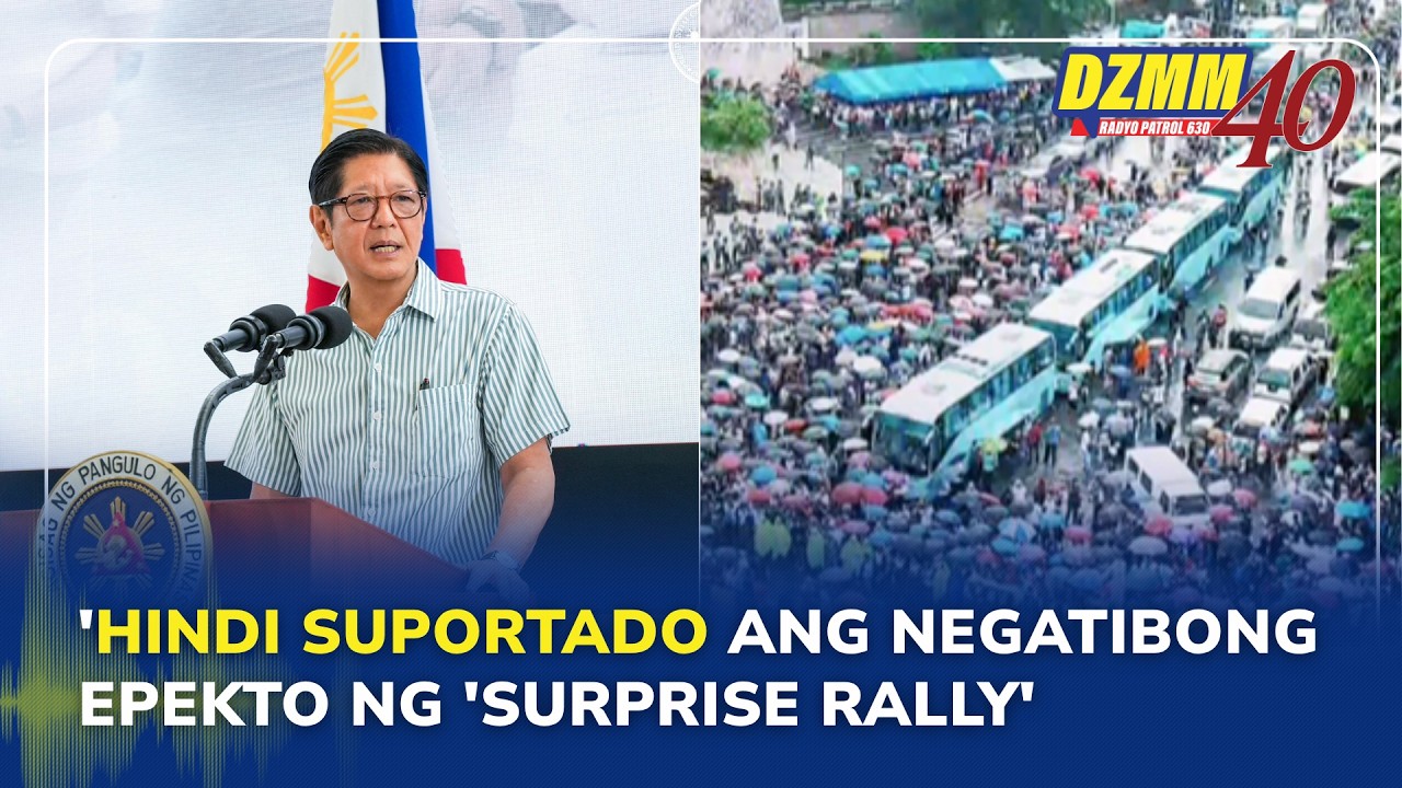 Marcos respects protest rights but hits bad effects of surprise INC EDSA rally: PCO | (30 June 2026)