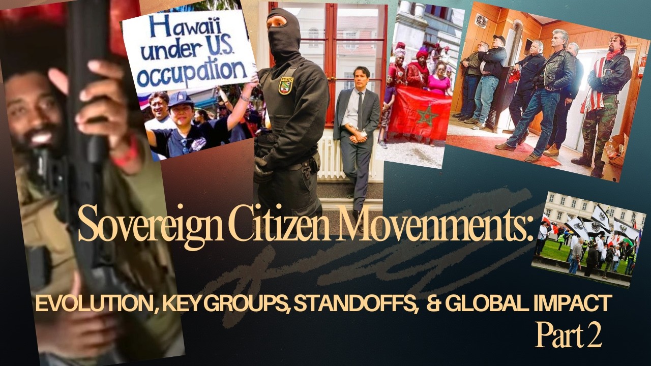 Inside Key Groups of The Sovereign Citizen Movement: Fraud, Standoffs, Police Shootings &More Part 2